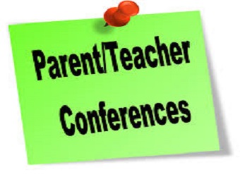 Parent Teacher Conferences - Monday, November 20 11 a.m. to 8 p.m. and November 21 from 8 a.m. to 1 p.m.